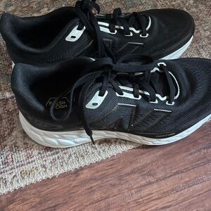 New Balance Fresh Foam Black and White Running Shoes